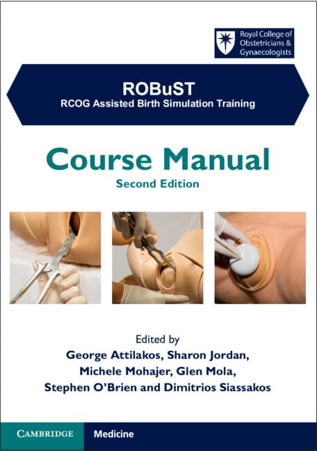ROBuST course manual cover with images of birthing simulation tools.