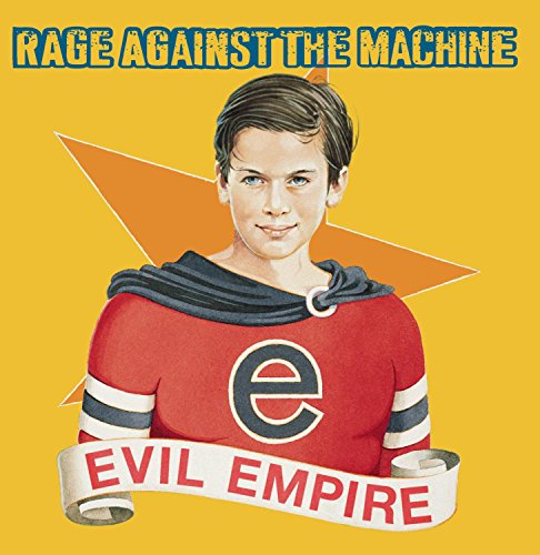 Rage Against The Machine “Evil Empire” CD cover with boy and star.