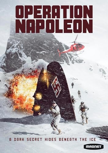 DVD cover for "Operation Napoleon" featuring a snowy mountain and helicopter.