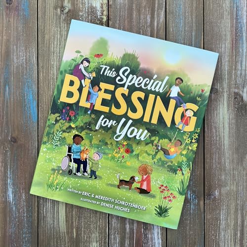 Book cover with illustrated children and diverse abilities in a garden.