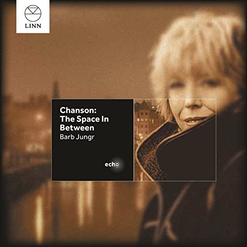 CD cover featuring Barb Jungr’s portrait with blurred city background.