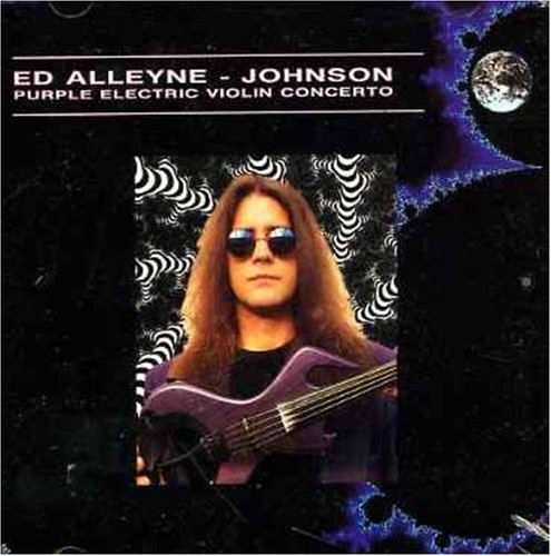 CD cover featuring Ed Alleyne-Johnson with electric violin, purple and black.