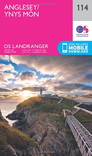 Anglesey / Ynys Mon Map | Holy Island / Ynys Gybi | Ordnance Survey | OS Landranger Map 119 | Wales | Walks | Cycling | Days Out | Maps | Adventure