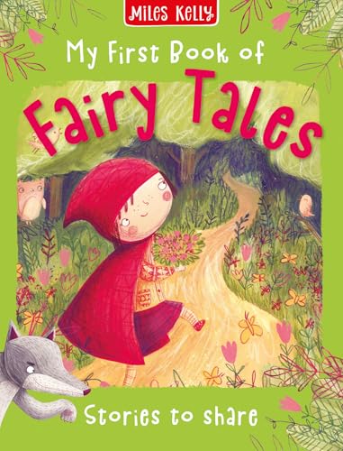 Children’s book cover featuring Little Red Riding Hood in a forest.