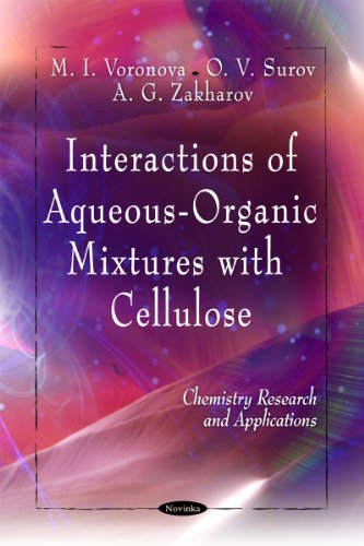 Interactions of Aqueous-Organic Mixtures with Cellulose