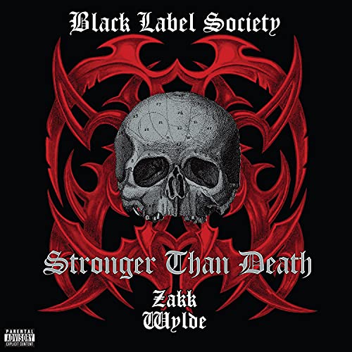 Black Label Society album cover: skull with red thorn-like design.