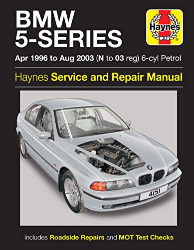BMW 5-Series 6-cyl Petrol (April 96 - Aug 03) Haynes Repair Manual (Paperback)