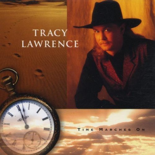 Tracy Lawrence album cover, featuring a portrait and pocket watch.