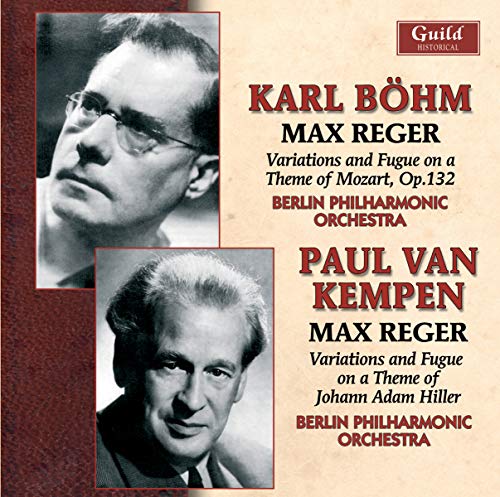 Berlin Philharmonic Orch - Max Reger: Variation and Fugue on a Theme of Mozart, Op.132 / Variation and Fugue on a Theme of Johann Adam Hiller [CD]