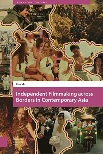 Book cover with collage of Asian people and film equipment.
