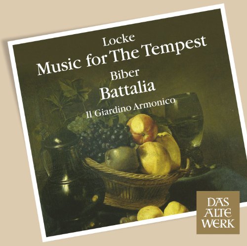 CD cover: still life fruit arrangement with text "Music for The Tempest.