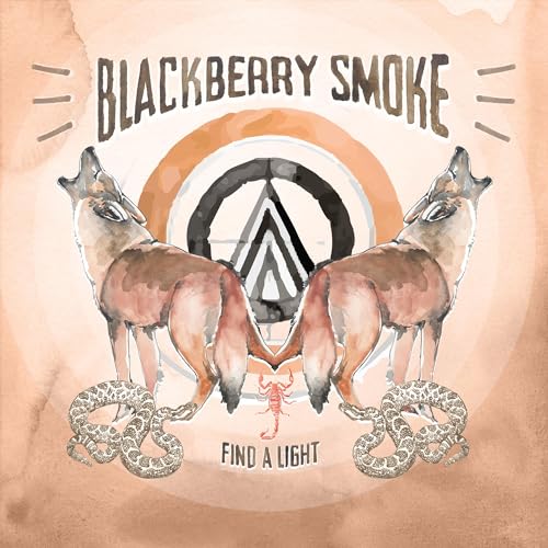 Album cover for Blackberry Smoke’s “Find A Light” featuring wolves and a snake.