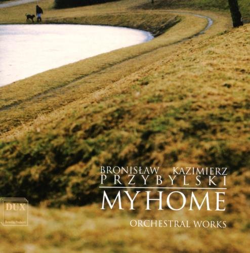 CD cover: landscape with a winding path, text “My Home: Orchestral Works”.