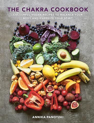 Cookbook cover with colorful fruits and vegetables arranged in a heart shape.