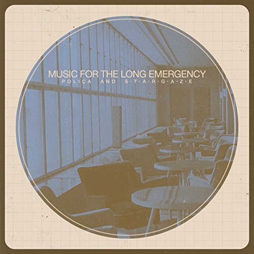 Vinyl record cover: interior of a building with rows of chairs.