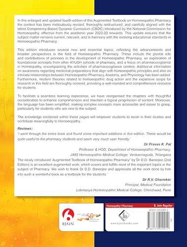 Augmented Textbook of Homoeopathic Pharmacy