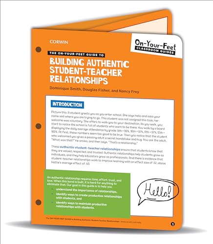 Book cover: "Building Authentic Student-Teacher Relationships" with orange and blue design.