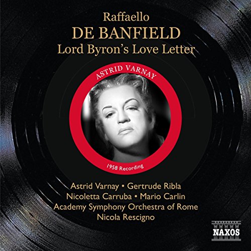 Soloistsac So Romerescigno - De Banfield: Lord Byrons Love Letter [CD]