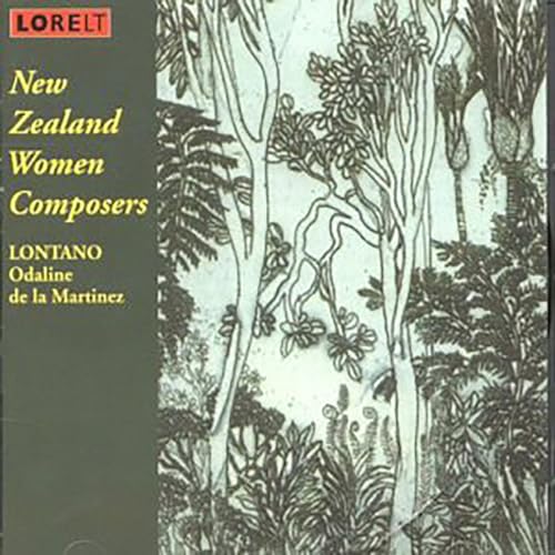 CD cover for “New Zealand Women Composers” with a forest illustration.