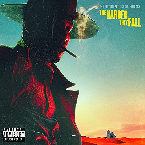 CD cover for "The Harder They Fall" soundtrack, man in a hat.