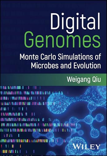 Book cover for “Digital Genomes” with DNA strands and cell imagery.
