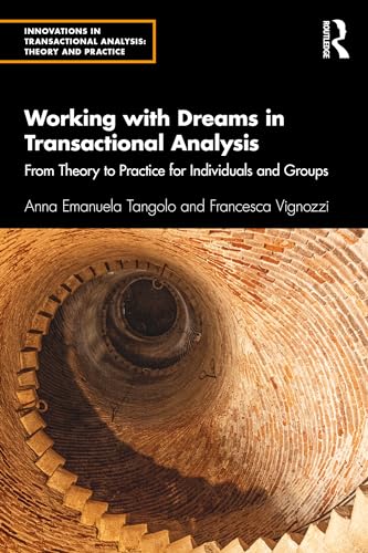 Book cover: "Working with Dreams in Transactional Analysis" with spiral image.