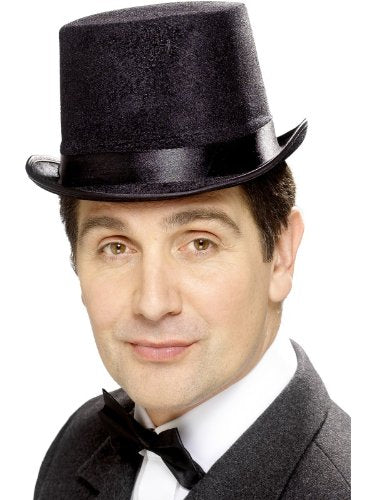 Smiffys Tales of Old England Indestructible Topper Hat - Black