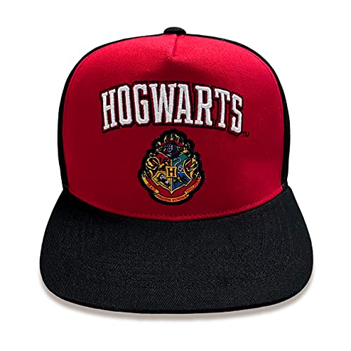 Harry Potter - College Hogwarts (Unisex Red / Black Snapback Cap) One Size