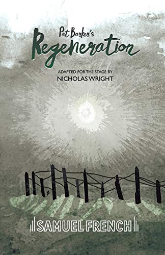 Book cover for "Regeneration" with barbed wire and a pale sun.