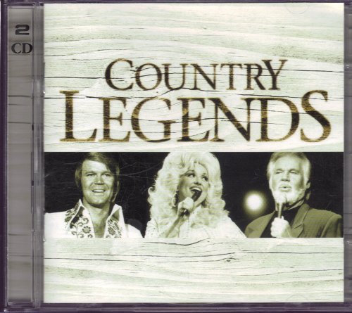 CD case for “Country Legends” featuring portraits of country music artists.
