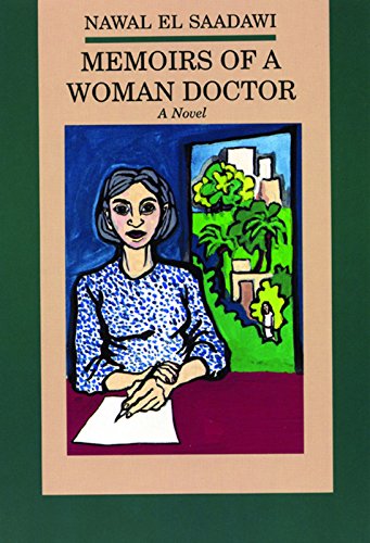 Book cover: “Memoirs of a Woman Doctor” with illustrated portrait of a woman.