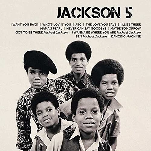 Jackson 5 album cover featuring a portrait of the young group members.