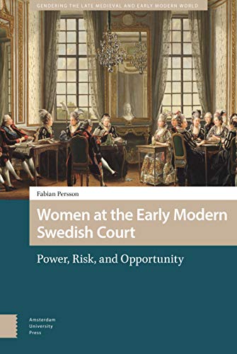 Book cover depicting a formal 18th-century court scene with women and men.