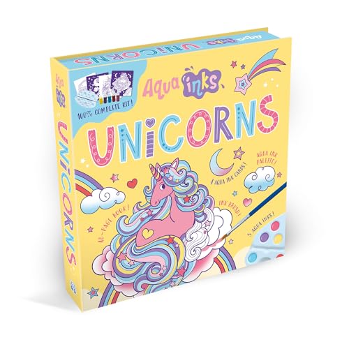Aqua Inks Unicorns