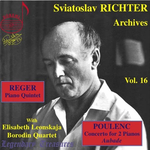 Richter - Sviatoslav Richter Archives Vol. 16: Poulenc, Reger, Live performances [CD]