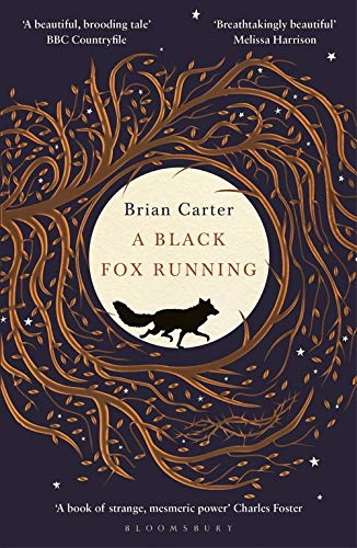 Book cover: dark floral wreath around a fox silhouette.