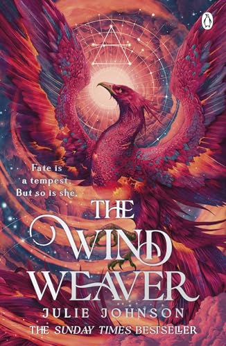 Book cover: red phoenix with outstretched wings against a swirling galaxy.