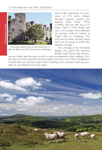 Offa's Dyke Path: British Walking Guide: Planning, Places to Stay, Places to Eat; Includes 98 Large-scale Walking Maps [Paperback] [2025] Carter, Keith; Hill, Nick