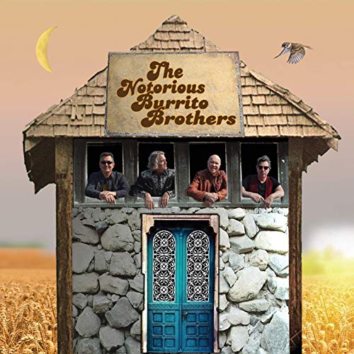 CD cover: four men in a stone tower with a crescent moon.