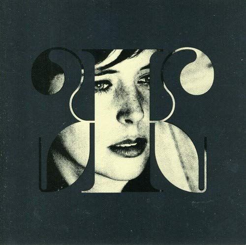 CD cover: black and white portrait integrated into a stylized "K".