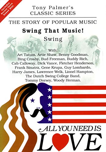 DVD cover for "All You Need Is Love Vol. 8" featuring swing musicians.