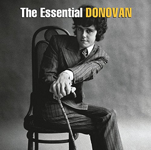Donovan album cover: a sepia-toned portrait of the singer in a suit.