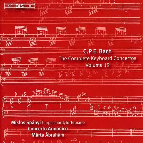 Miklos Spanyicto Armonico - Bach: Keyboard Concertos Vol. 19 [CD]