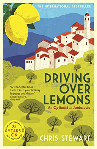 Book with worn cover, featuring a map of Andalucia and a lemon tree illustration.