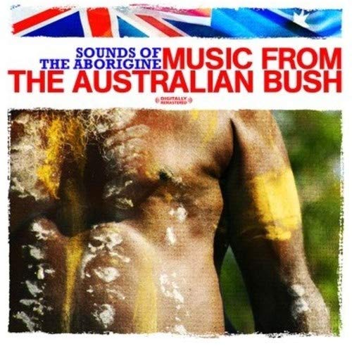 CD cover with Australian flag and image of body painting.