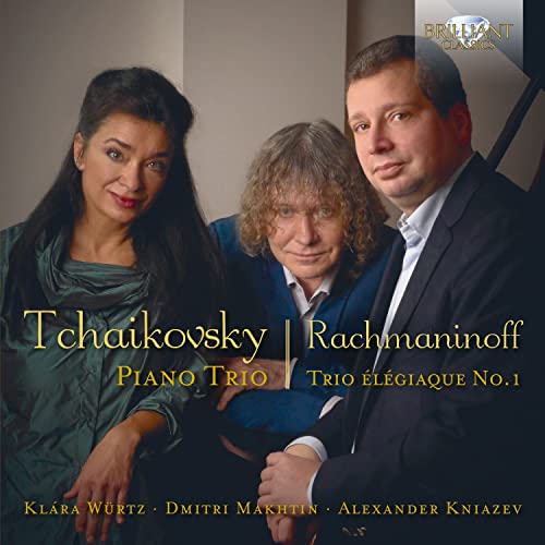 CD cover featuring portraits of three musicians: Würtz, Makhtin, and Kniazev.