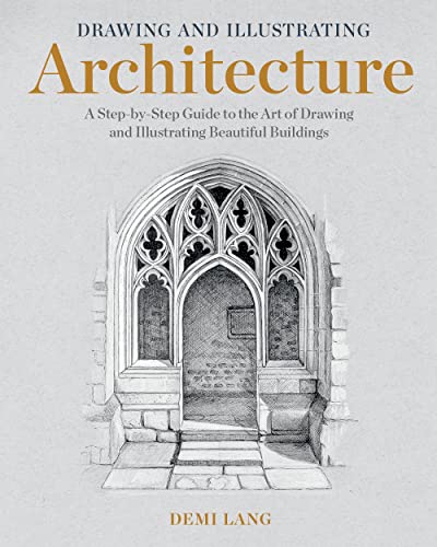 Book cover featuring a detailed pencil sketch of a gothic stone archway entrance.