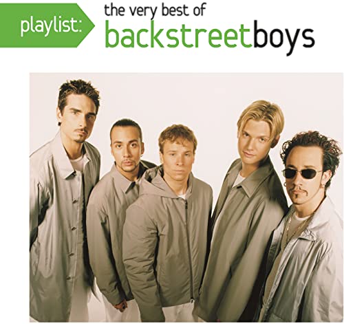 Backstreet Boys album cover featuring five men in grey jackets.