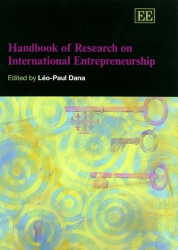 Handbook of Research on International Entrepreneurship