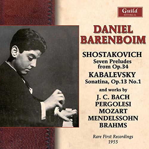 Barenboim - Johann Sebastian Bach, Pergolesi, Wolfgang Amadeus Mozart: Daniel Barenboim - Early Rec [CD]